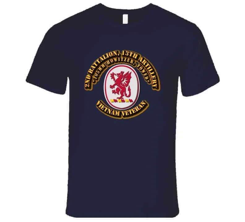 2nd Battalion, 13th Artillery Without Svc Ribbon T Shirt, Hoodie and Premium