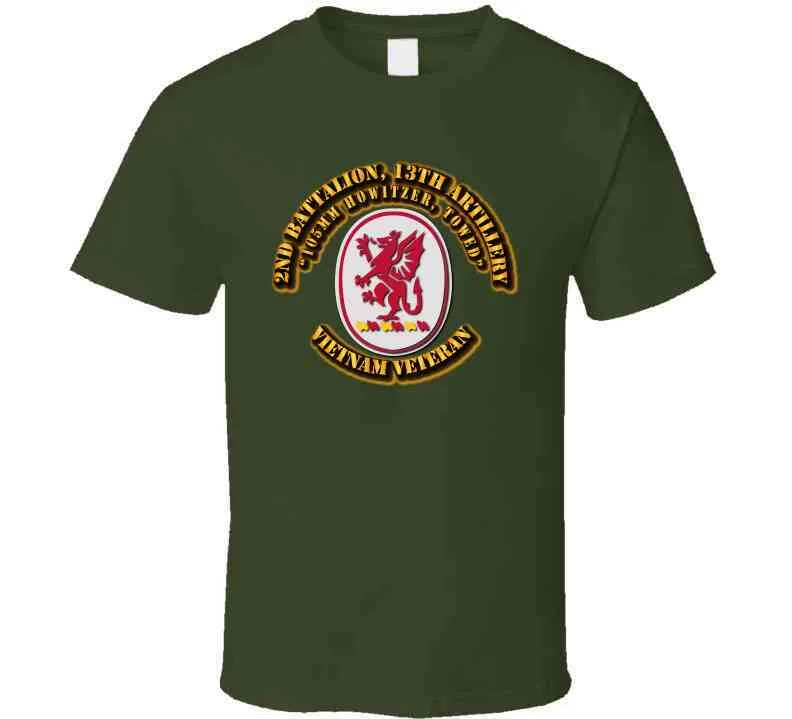 2nd Battalion, 13th Artillery Without Svc Ribbon T Shirt, Hoodie and Premium