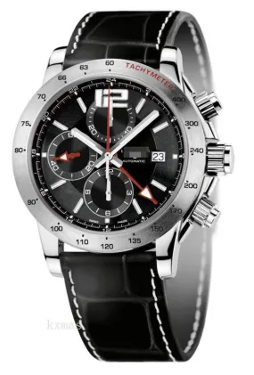 Affordable Trendy Crocodile Leather Watch Strap L3.670.4.56.2_K0008058