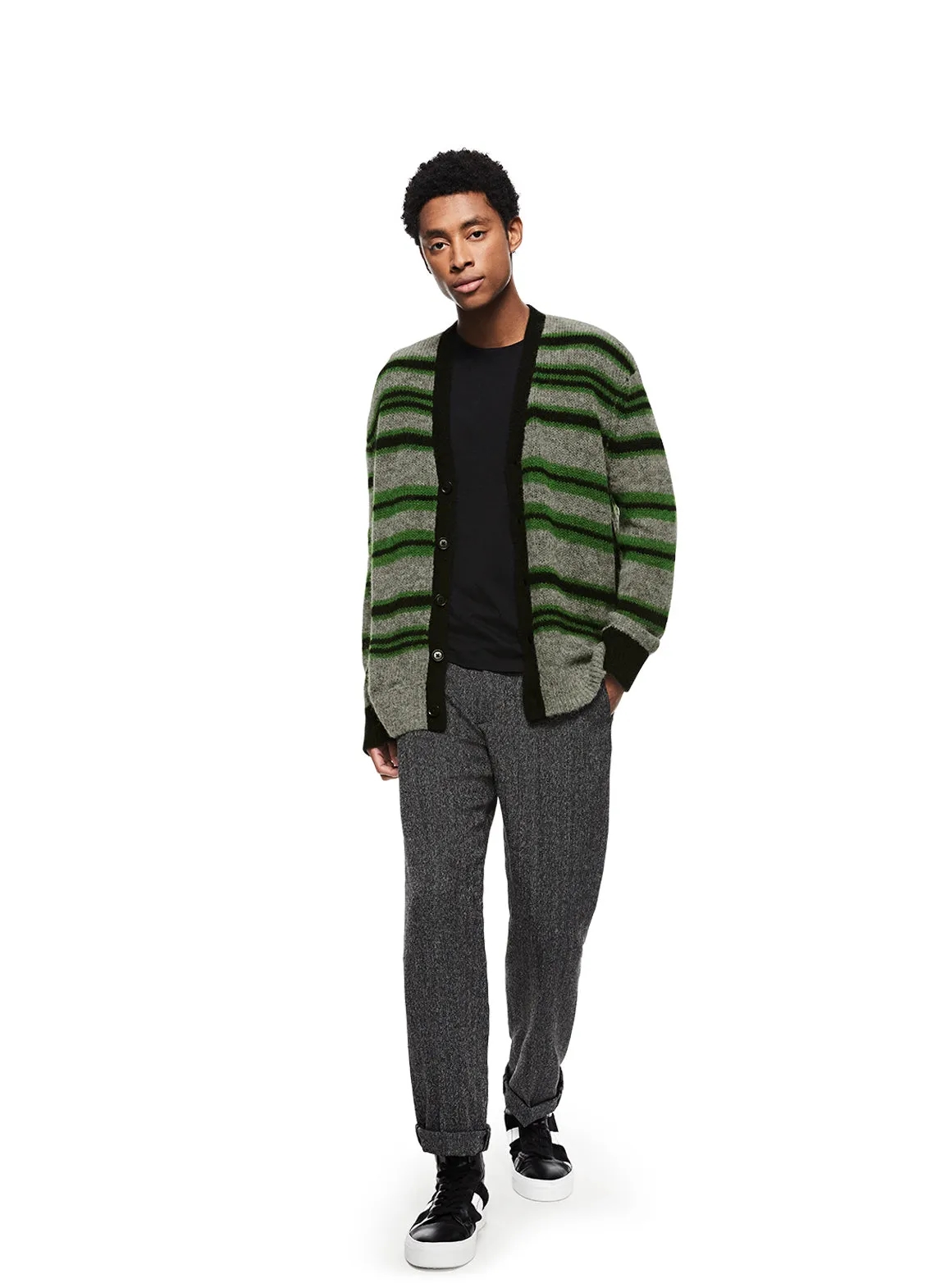Alpaca Blend Cardigan Sweater