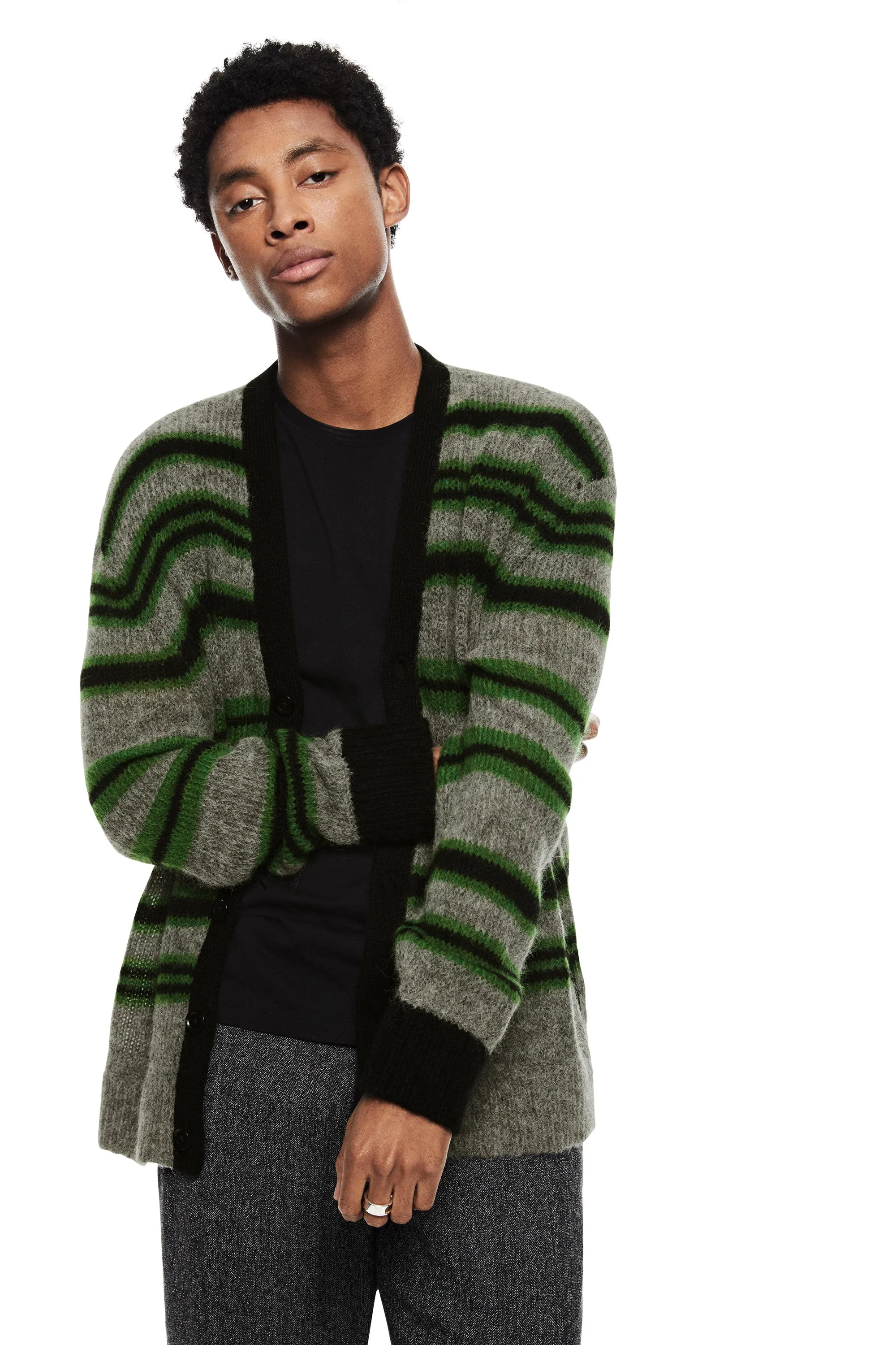 Alpaca Blend Cardigan Sweater