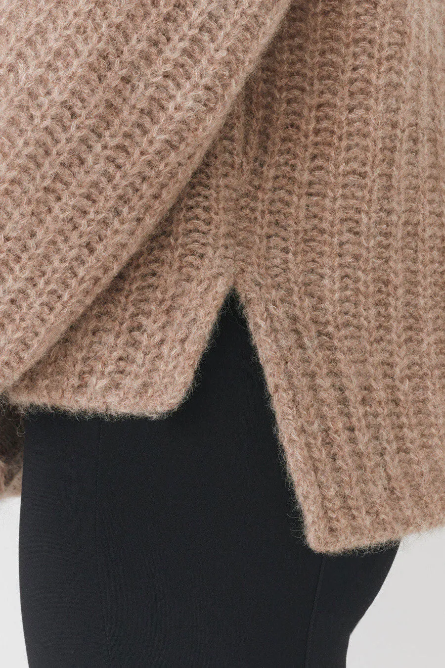 Alpaca Wool Cropped Cardigan