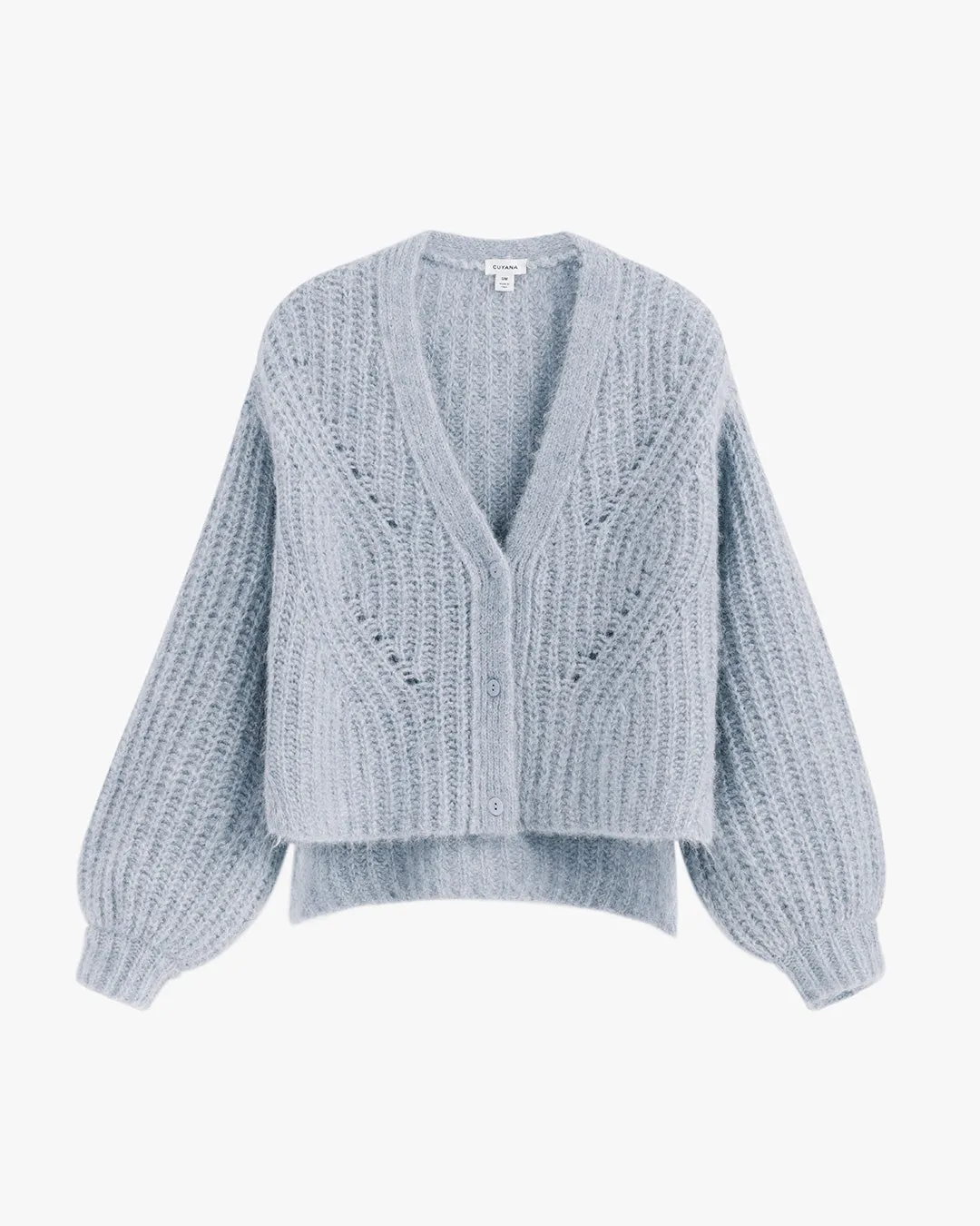 Alpaca Wool Cropped Cardigan