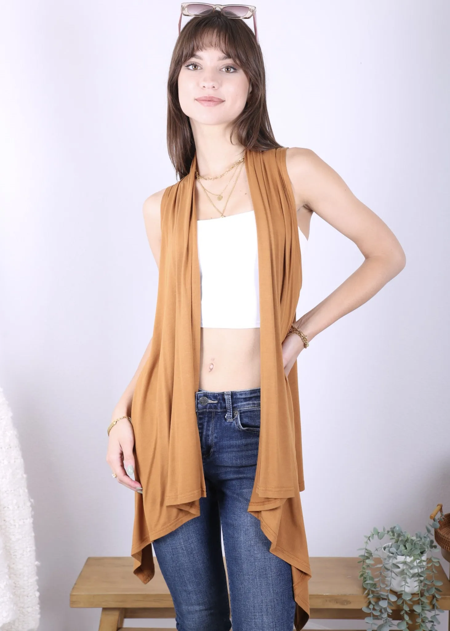 Anna-Kaci Womens Fringe Sequin Backless 1920s Flapper Cardigan