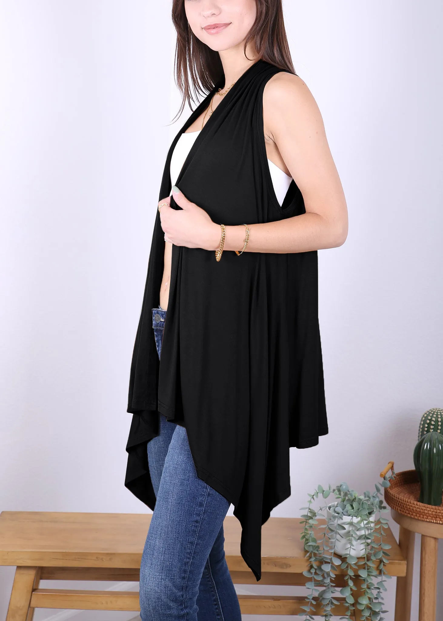 Anna-Kaci Womens Fringe Sequin Backless 1920s Flapper Cardigan