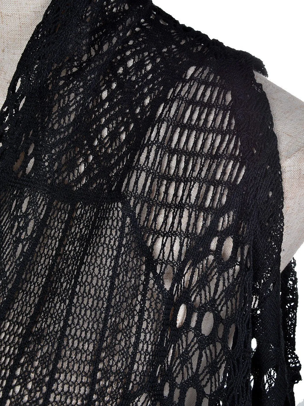 Anna-Kaci Womens Fringe Sequin Backless 1920s Flapper Cardigan