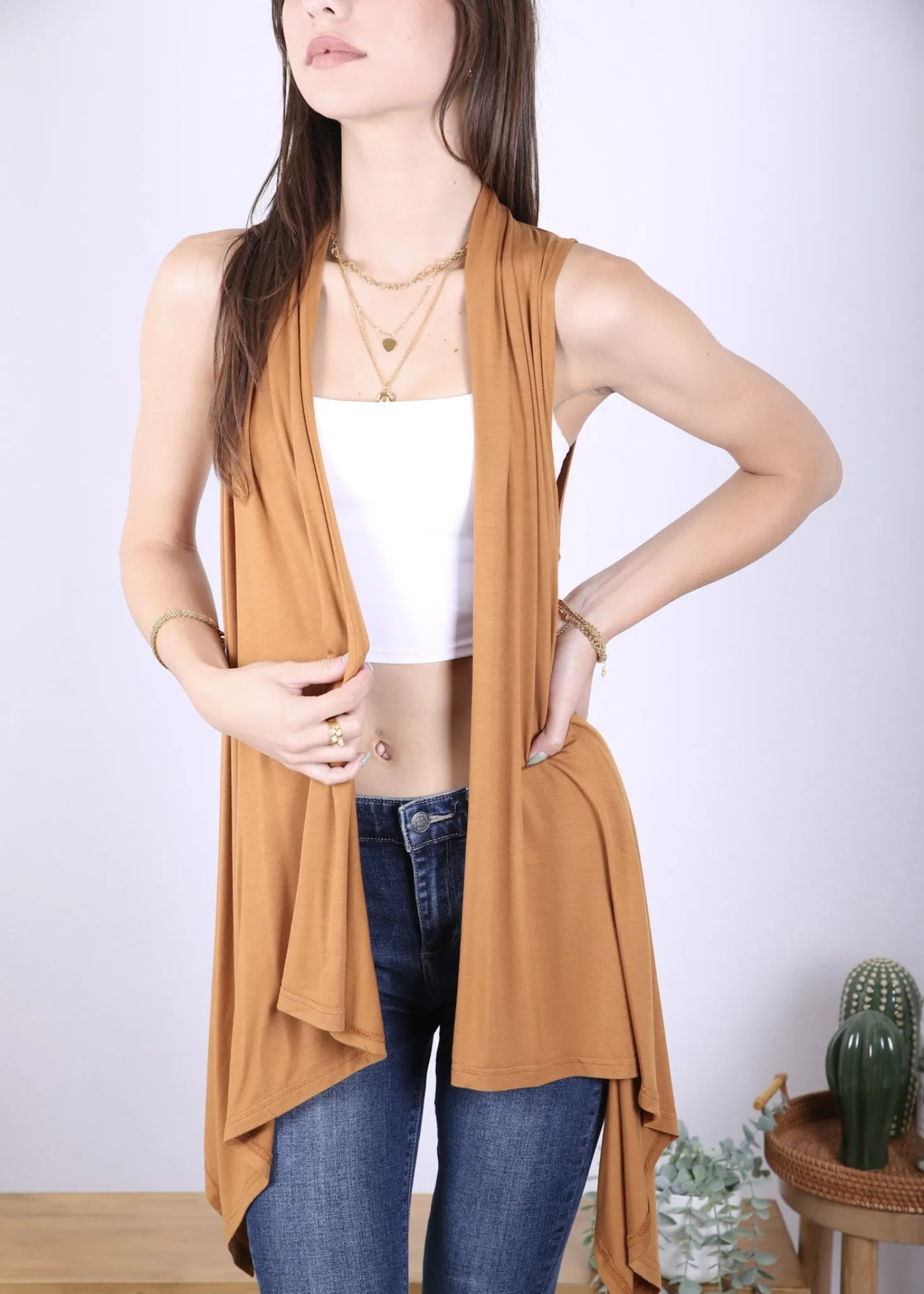Anna-Kaci Womens Fringe Sequin Backless 1920s Flapper Cardigan