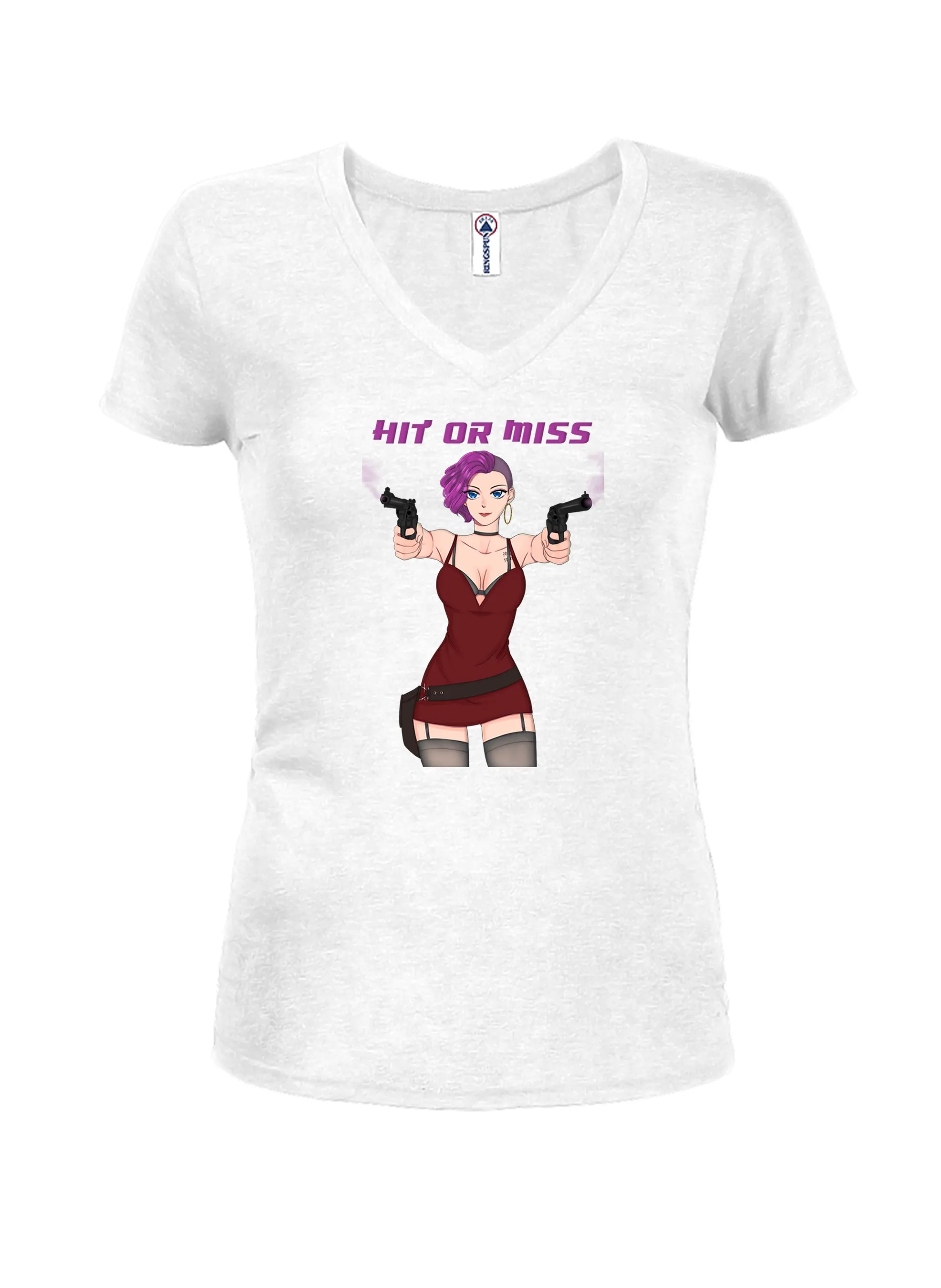 Assassin Juniors V Neck T-Shirt