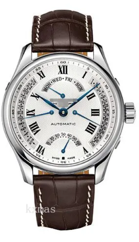 Bargain Trendy Crocodile Leather Wristwatch Band L2.717.4.71.3_K0008076