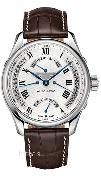 Bargain Trendy Crocodile Leather Wristwatch Band L2.717.4.71.3_K0008076