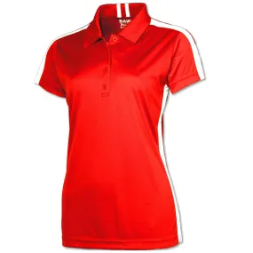 BAW Women's Red/White Xtreme Tek Galaxy Polo