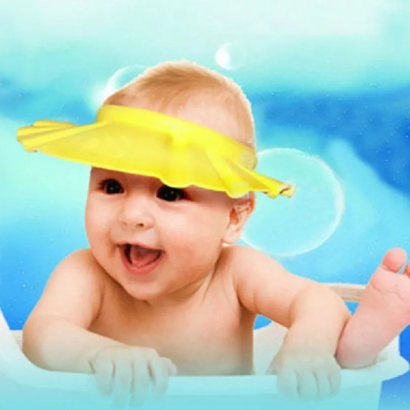 Best Safe Shampoo Bathing Protect Soft Hat for Infant Babies