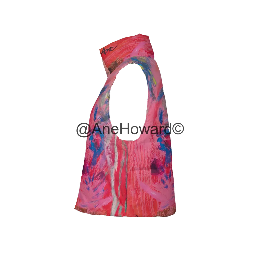 Bird of Paradise Women's Full-Zip Sleeveless Puffer Vest-Lightweight Ecodear