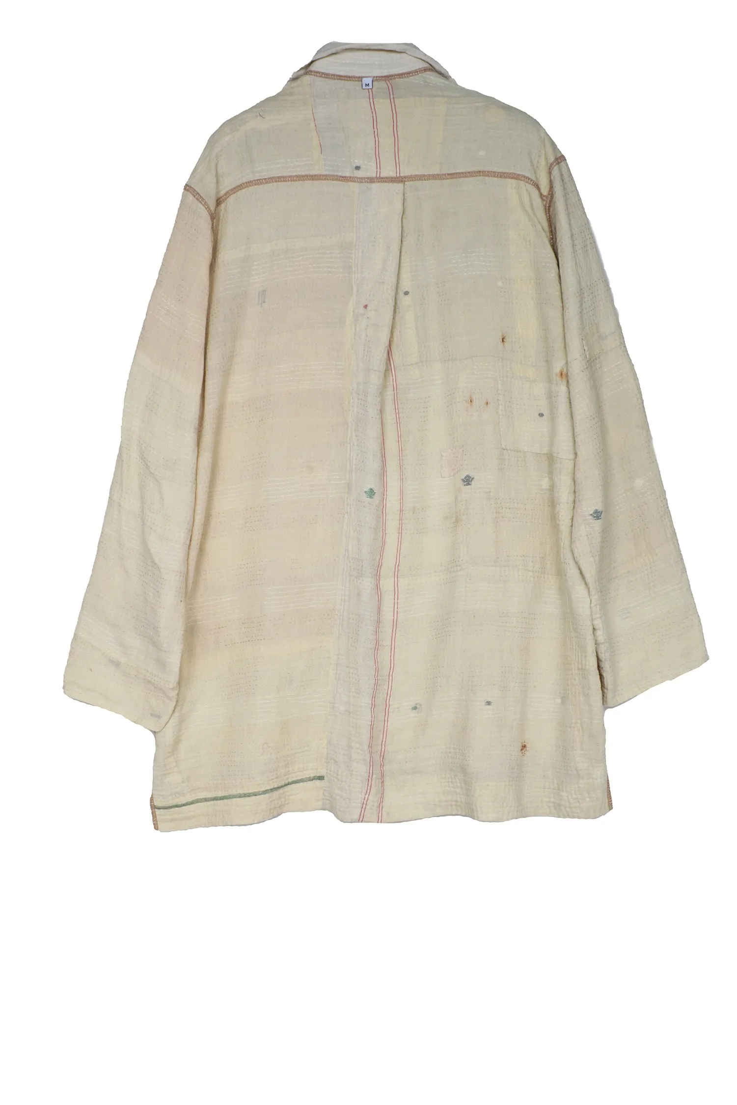 BROCADE PATCHED KANTHA SHIRT JKT - bp2023-ivy -