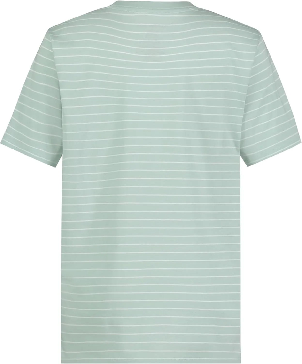 Calvin Klein Boys' Short Sleeve Striped Crew Neck T-Shirt, Soft, Comfortable, Relaxed Fit