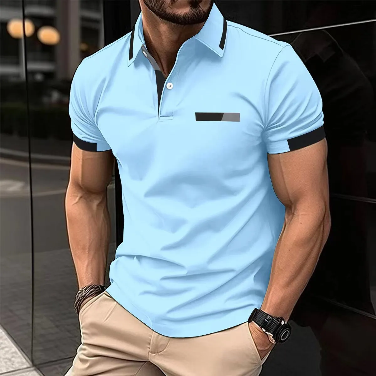 Cameron – Spring/Summer Casual Polo Shirt for Men