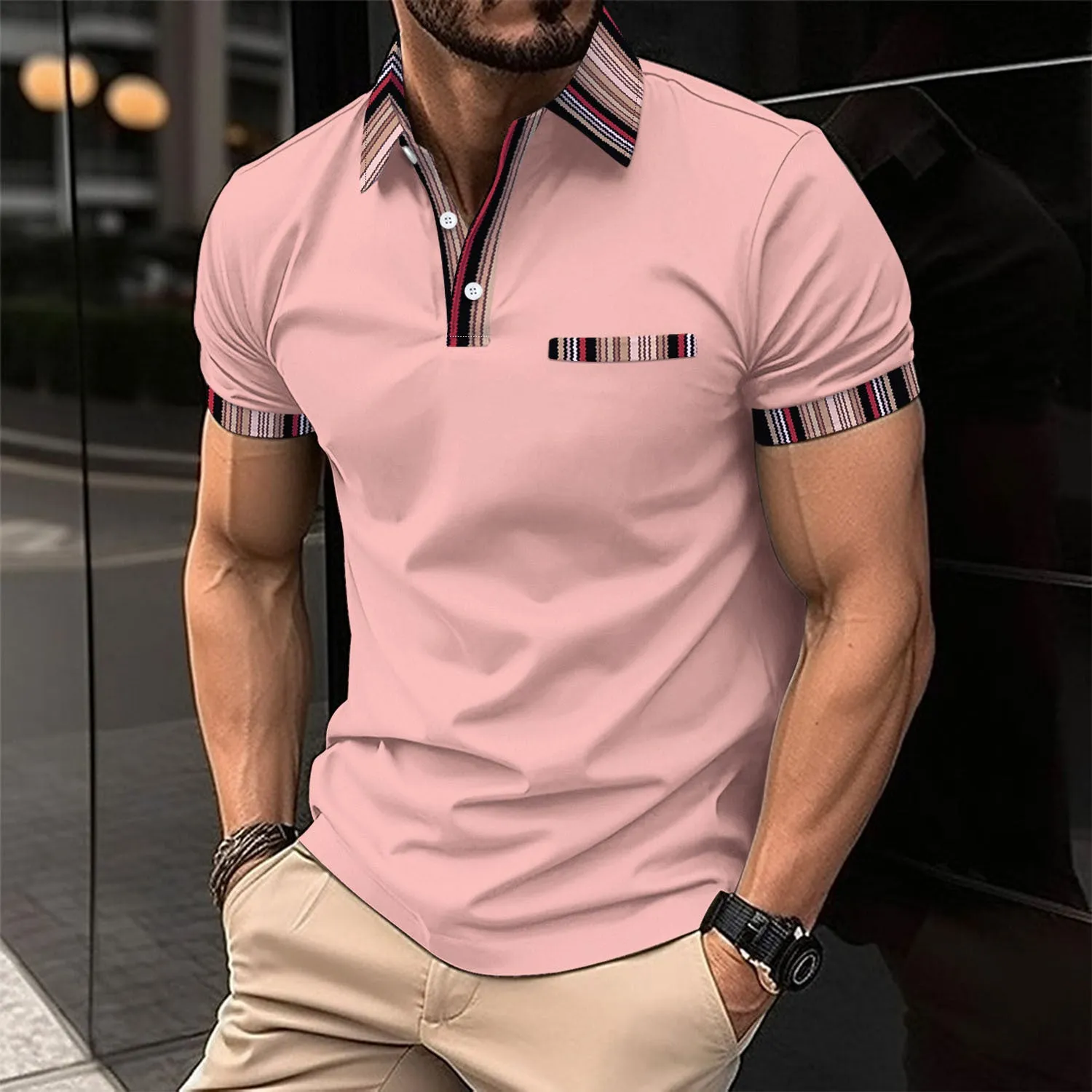 Cameron – Spring/Summer Casual Polo Shirt for Men