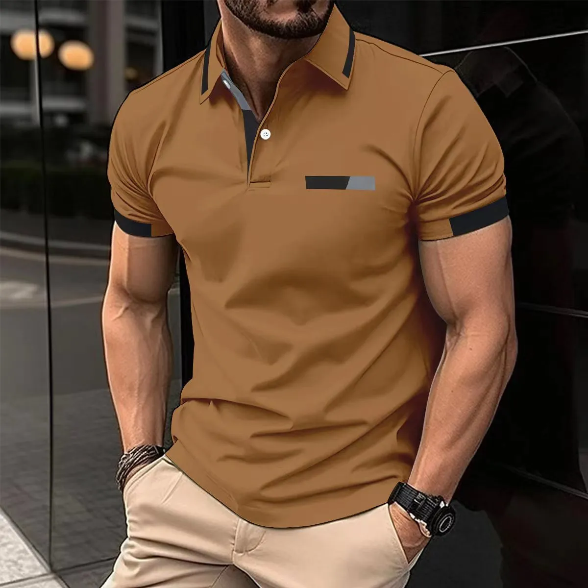 Cameron – Spring/Summer Casual Polo Shirt for Men