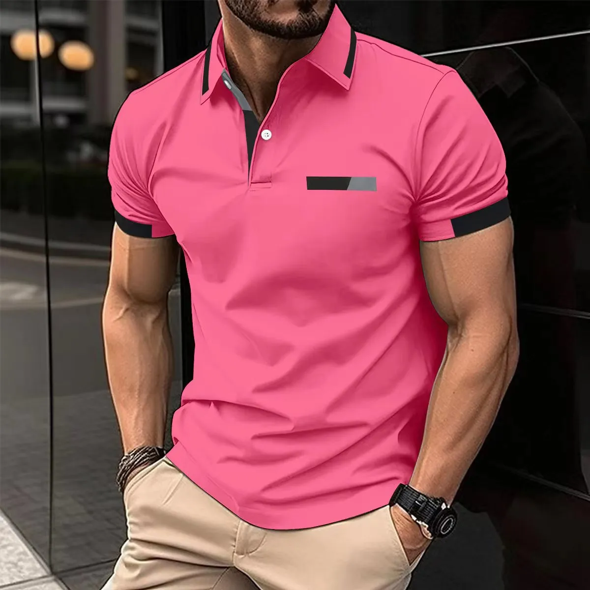 Cameron – Spring/Summer Casual Polo Shirt for Men