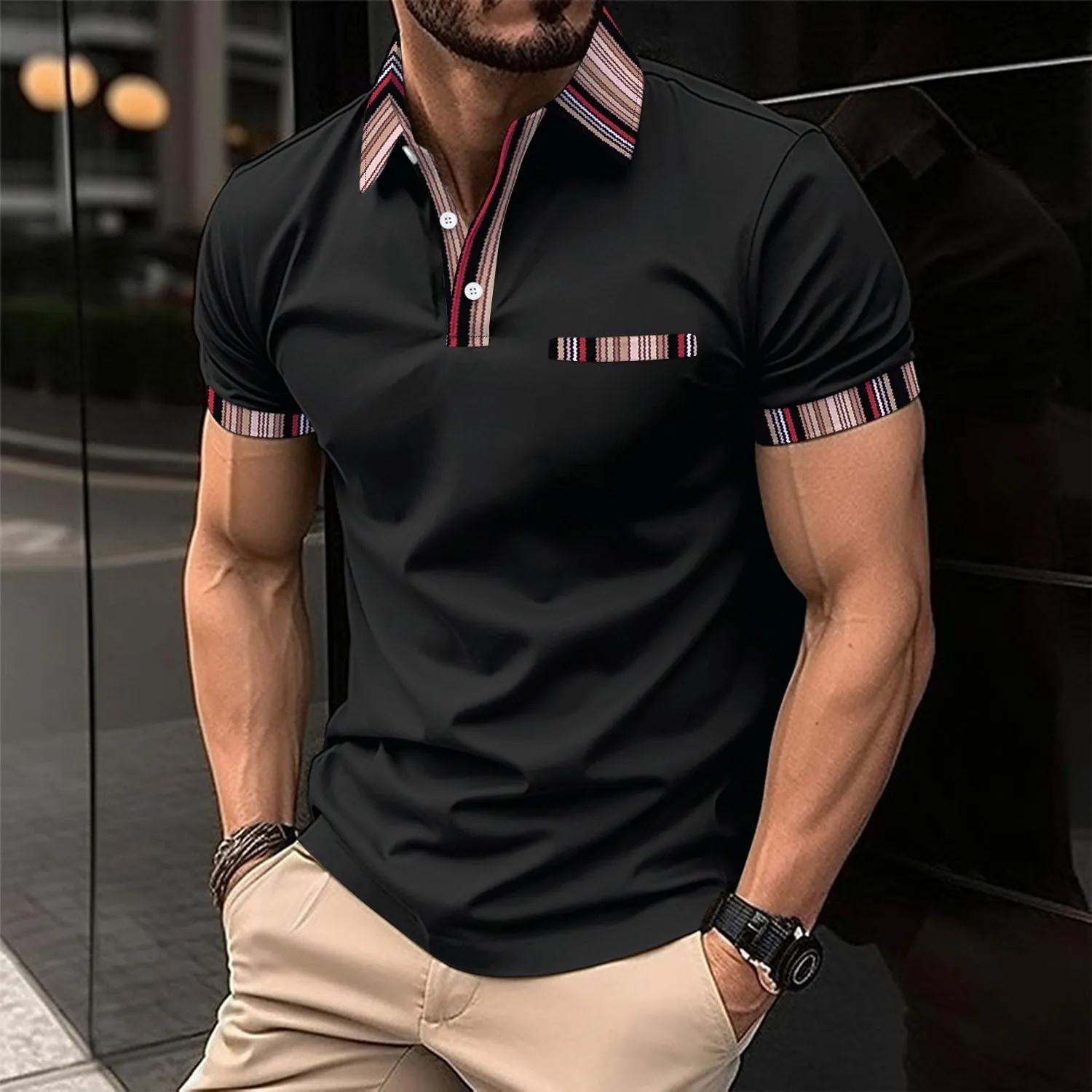 Cameron – Spring/Summer Casual Polo Shirt for Men
