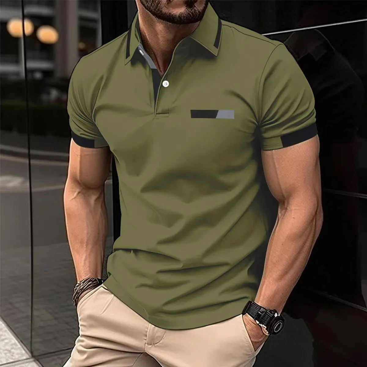 Cameron – Spring/Summer Casual Polo Shirt for Men