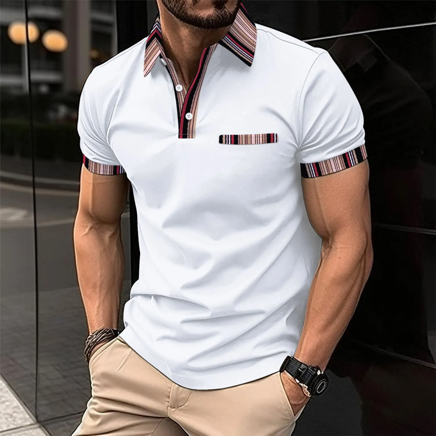 Cameron – Spring/Summer Casual Polo Shirt for Men
