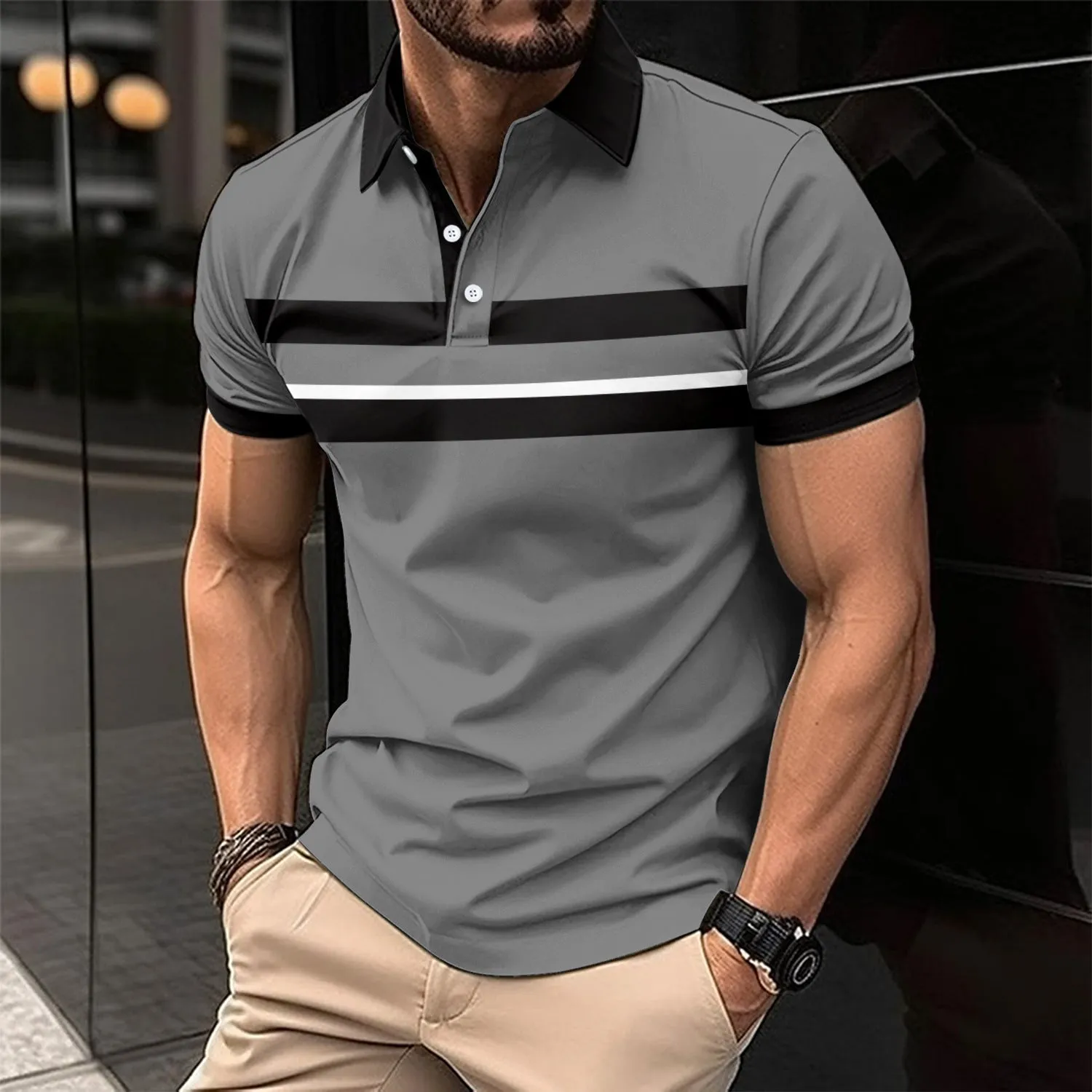 Cameron – Spring/Summer Casual Polo Shirt for Men