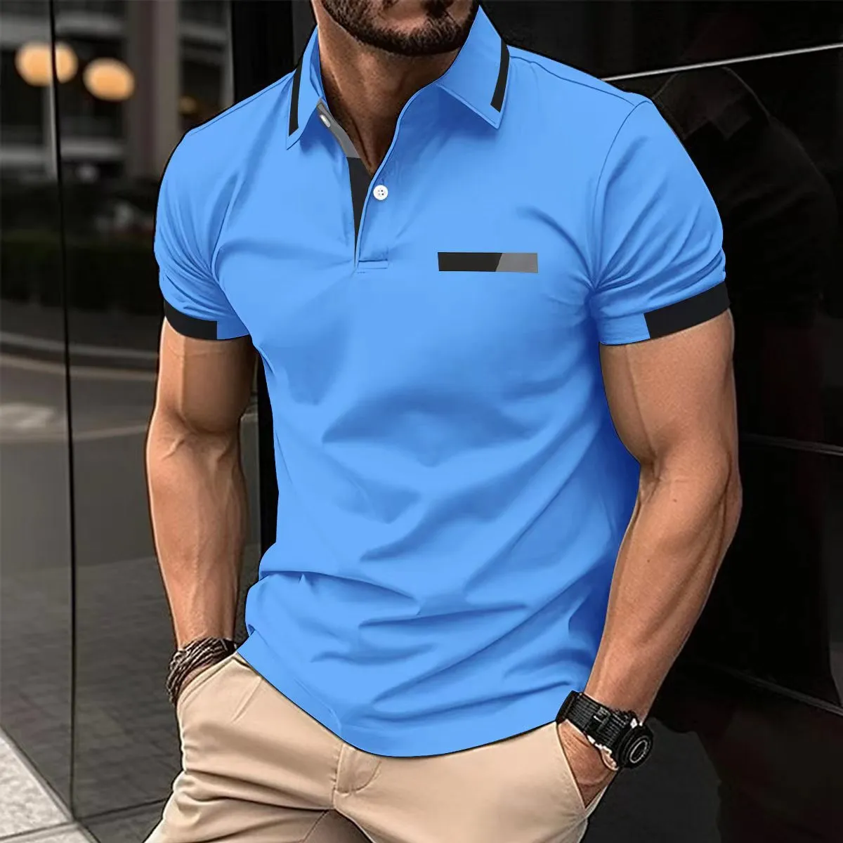 Cameron – Spring/Summer Casual Polo Shirt for Men