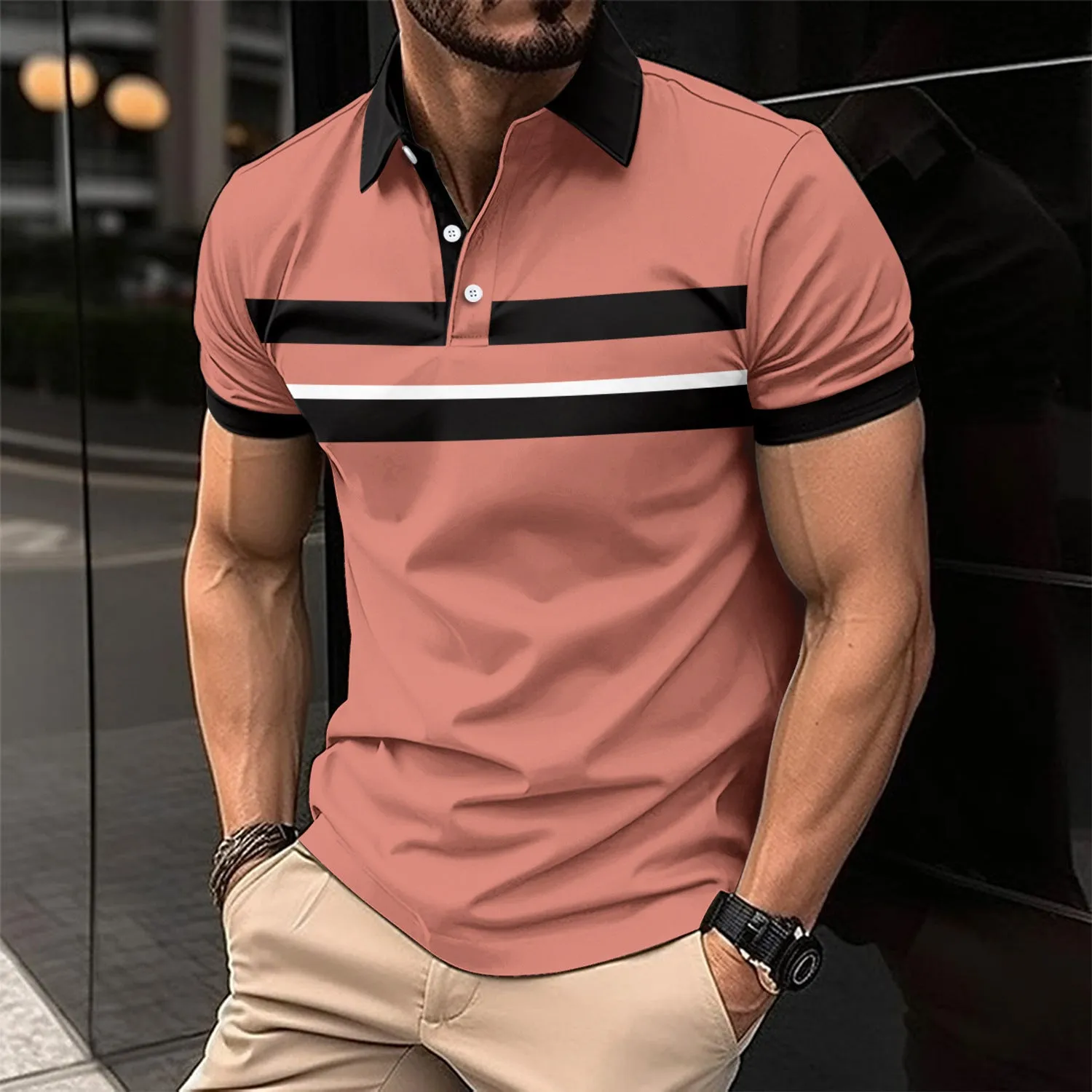 Cameron – Spring/Summer Casual Polo Shirt for Men
