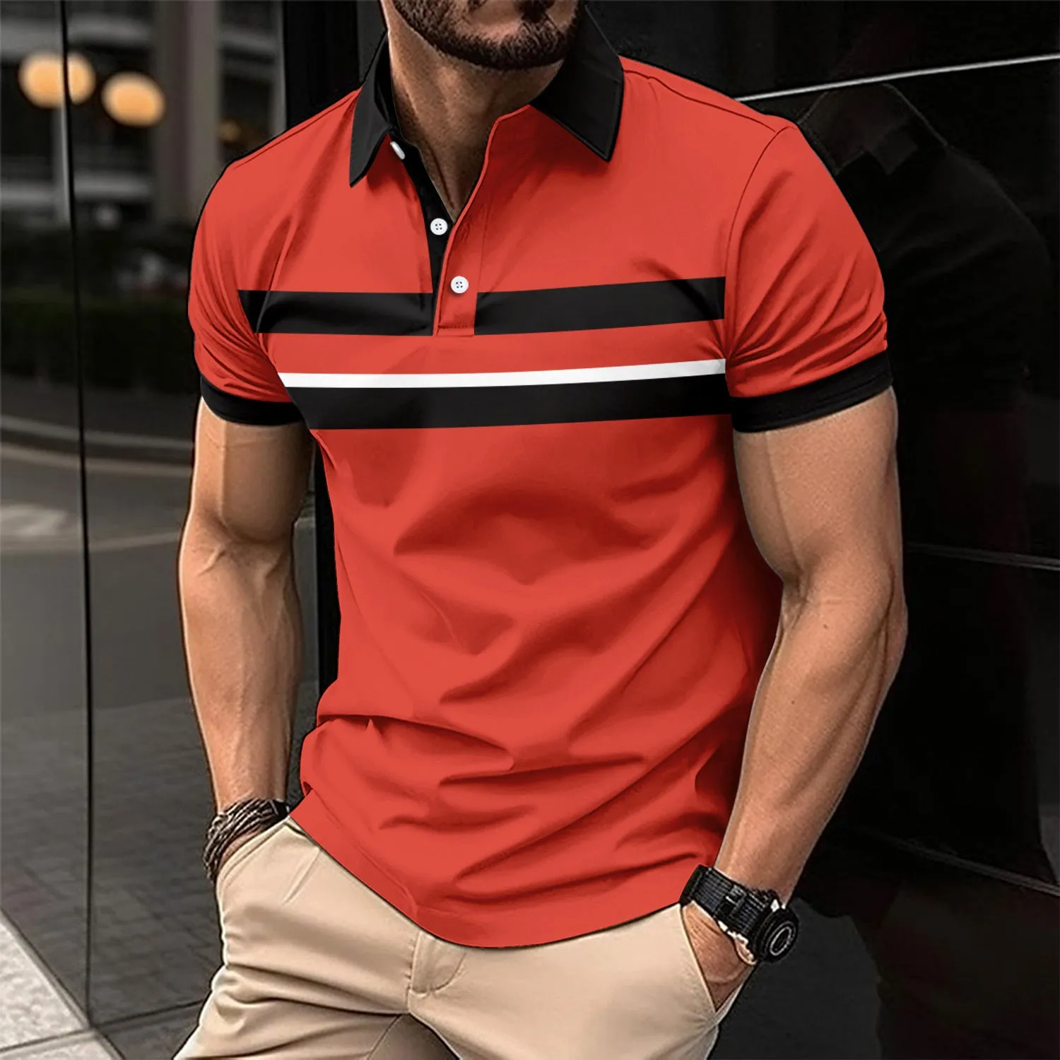 Cameron – Spring/Summer Casual Polo Shirt for Men