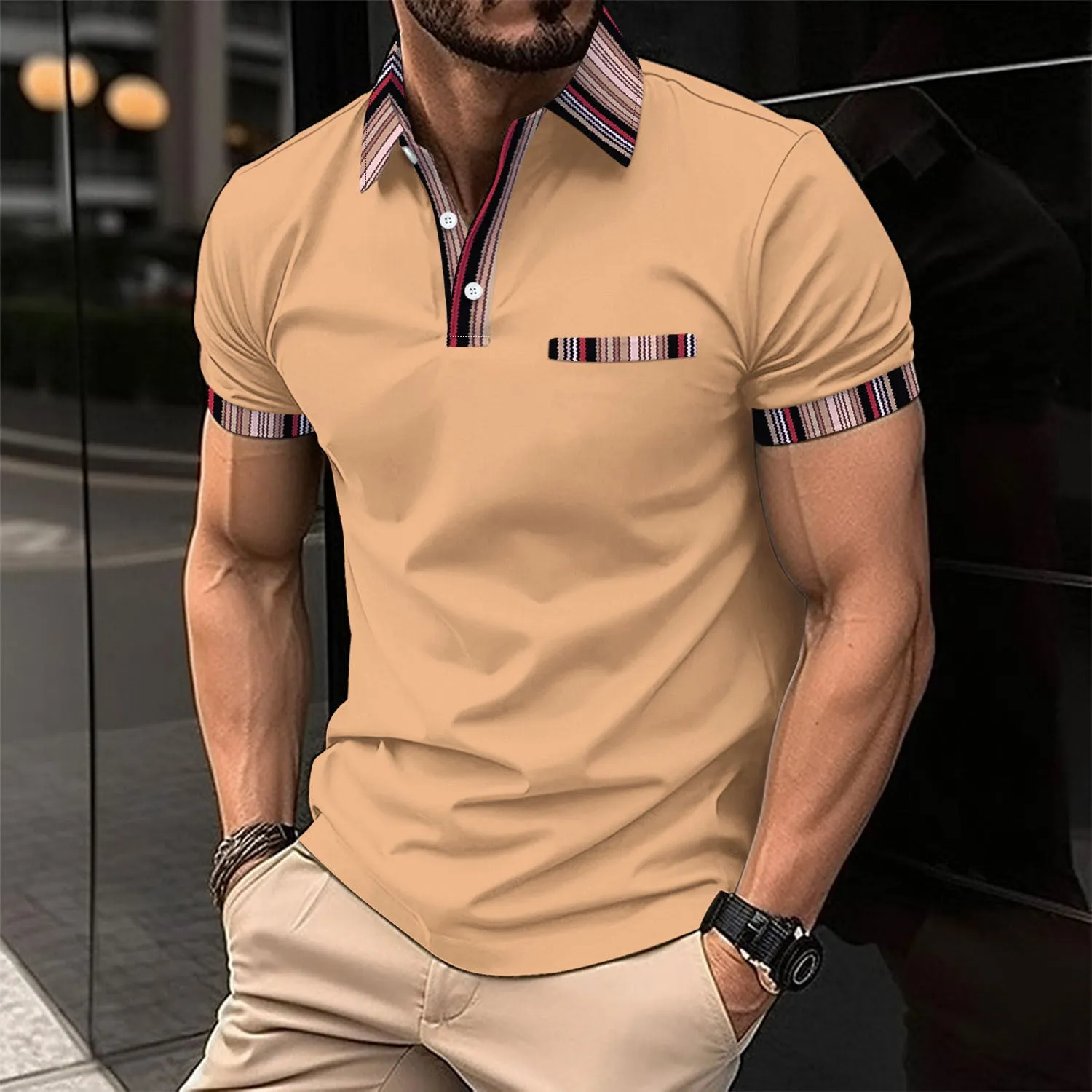 Cameron – Spring/Summer Casual Polo Shirt for Men