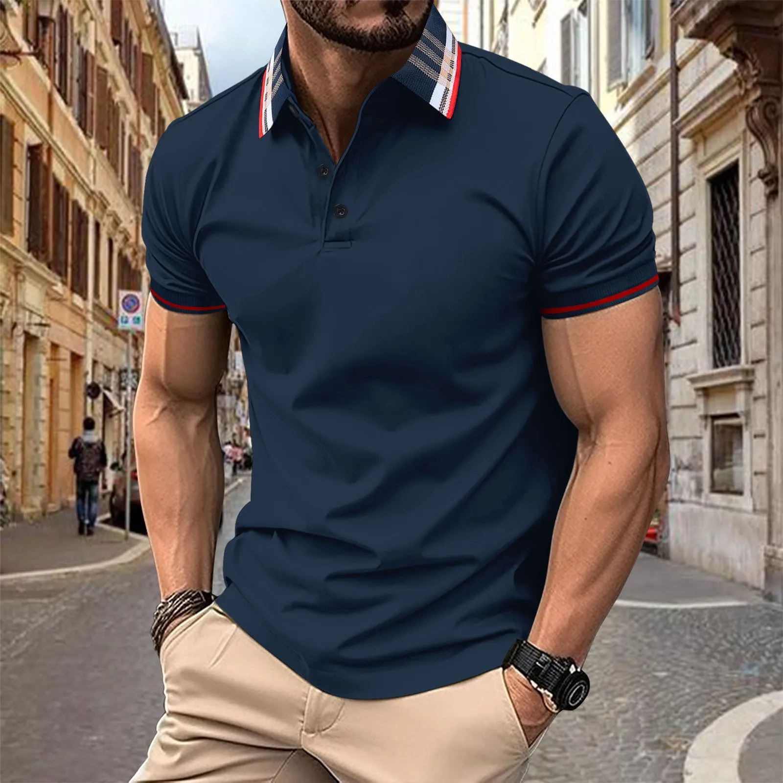 Cameron – Spring/Summer Casual Polo Shirt for Men