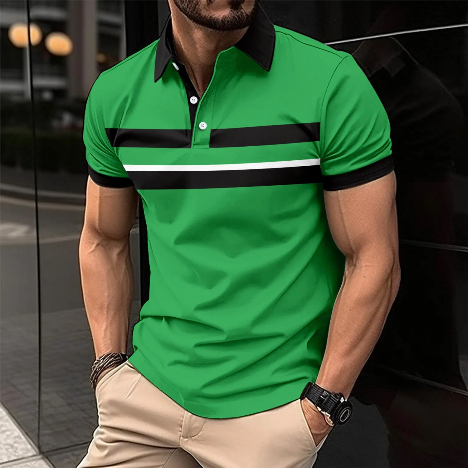 Cameron – Spring/Summer Casual Polo Shirt for Men