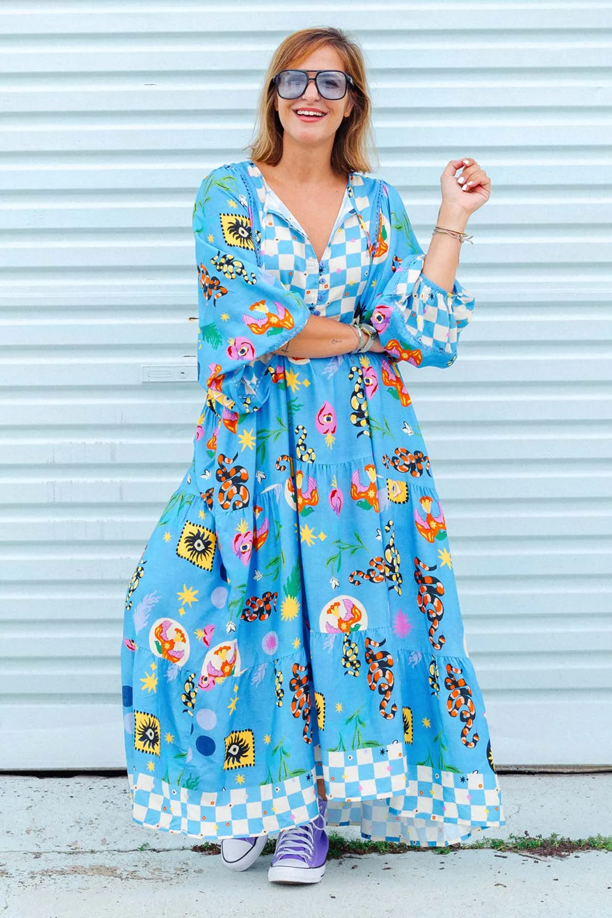 Classic Boho Dress - Cobra Gaze