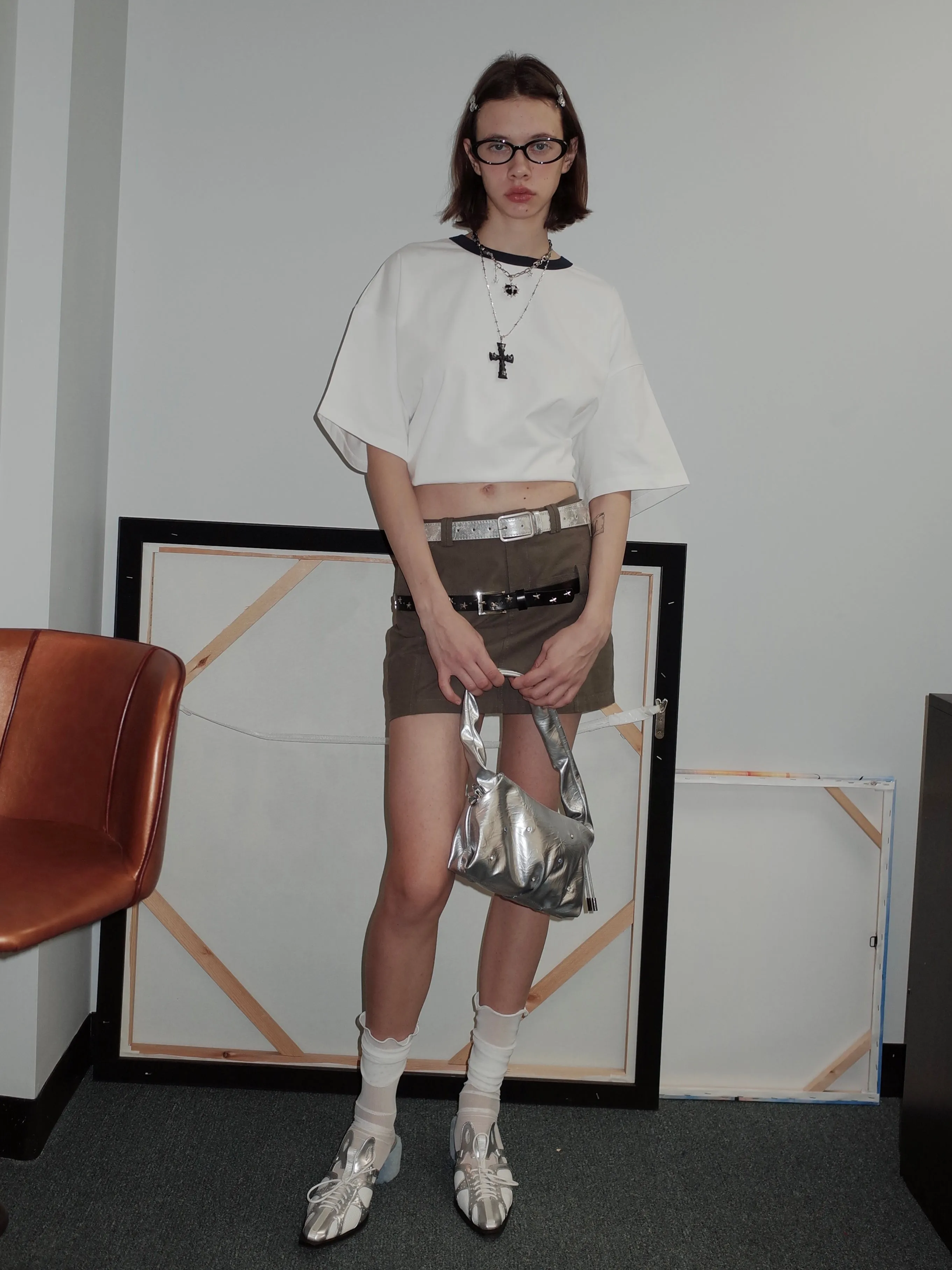 Color Splicing Boyfriend T-shirt