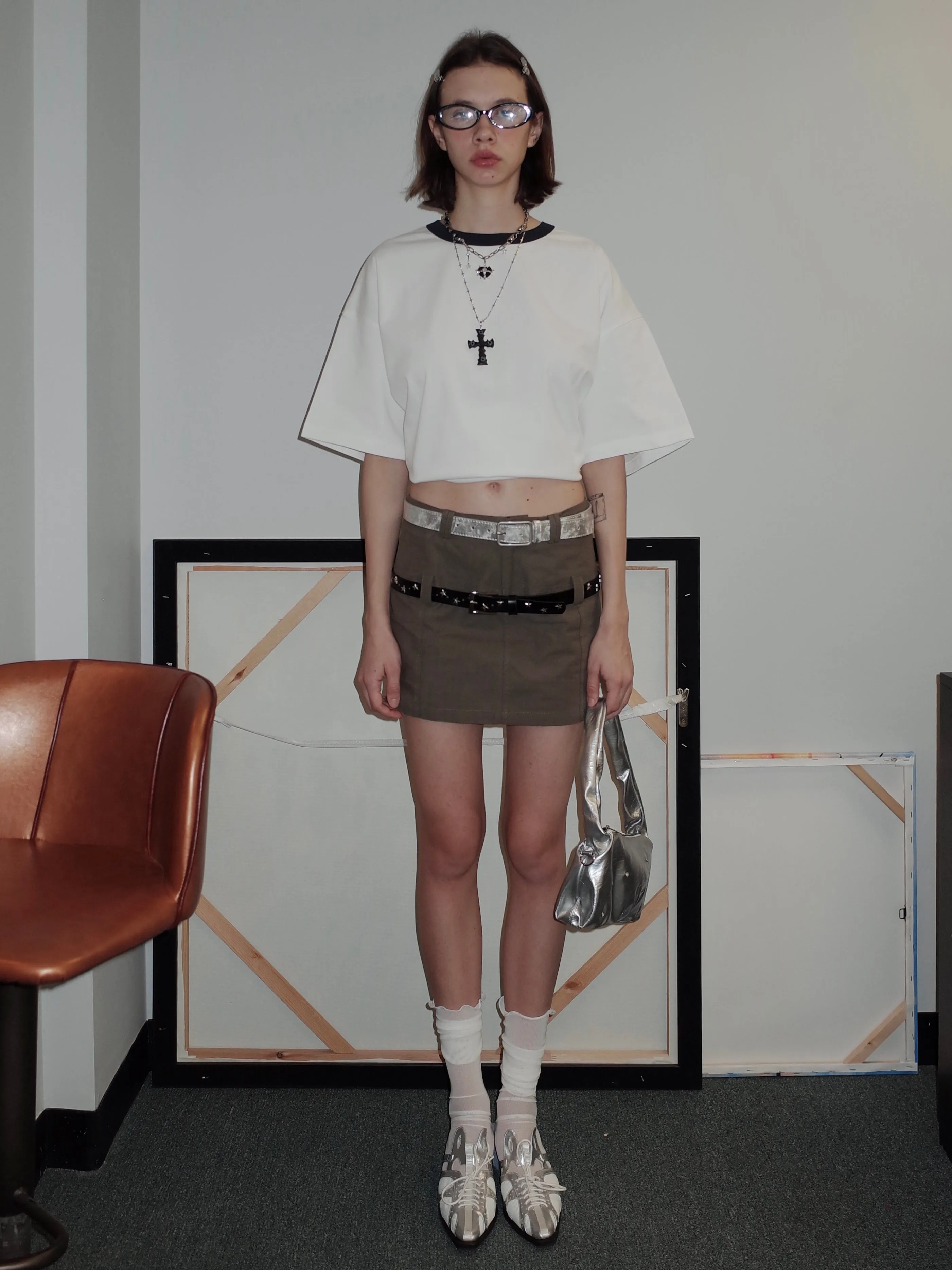 Color Splicing Boyfriend T-shirt