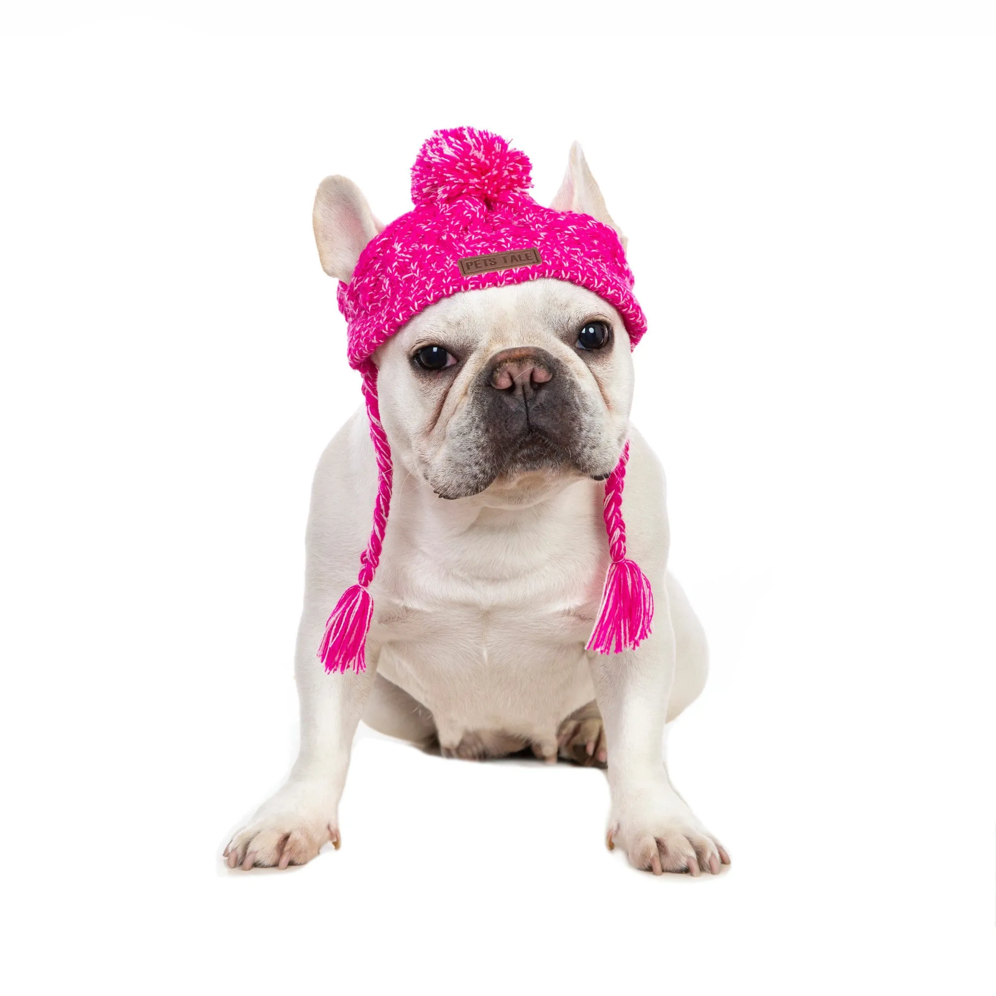 CozyCouture Frenchie Knitted Soft Winter Hat