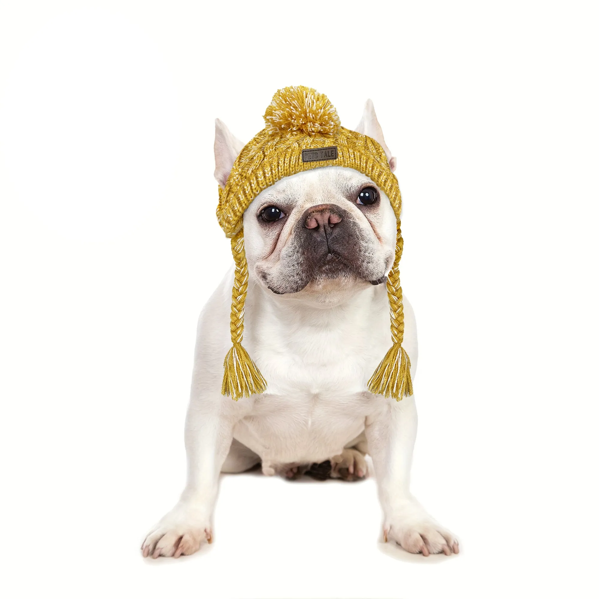 CozyCouture Frenchie Knitted Soft Winter Hat