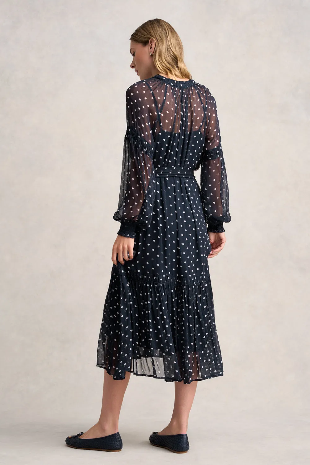 Crinkle Viscose Dress
