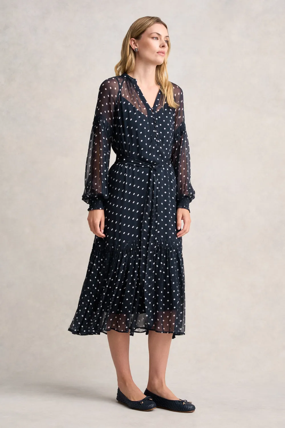 Crinkle Viscose Dress