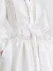 Elegant Solid Paneled Maxi Dress
