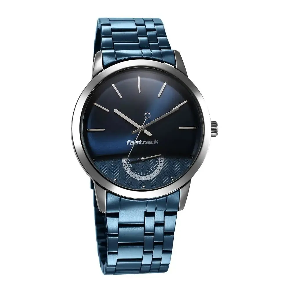 Fastrack Analog Blue Dial Men's Watch
