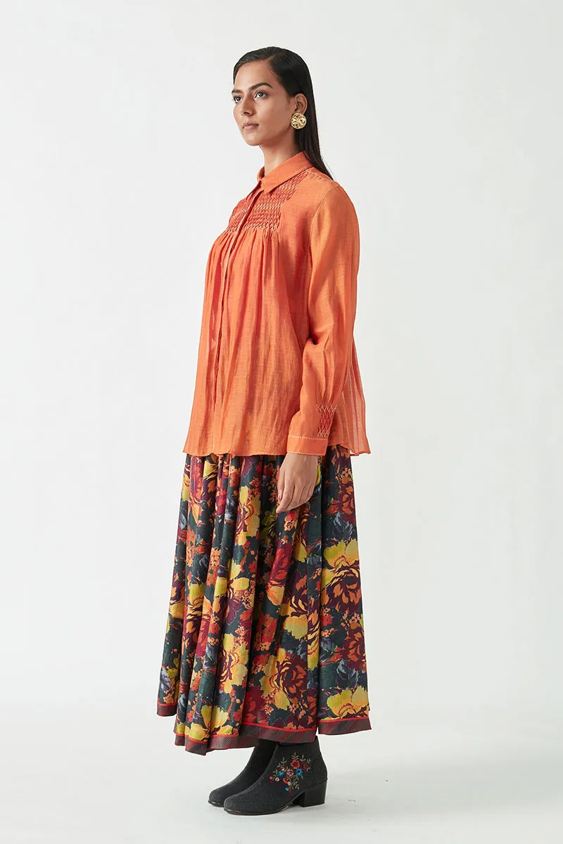 GAMAL SMOCKING SHIRT