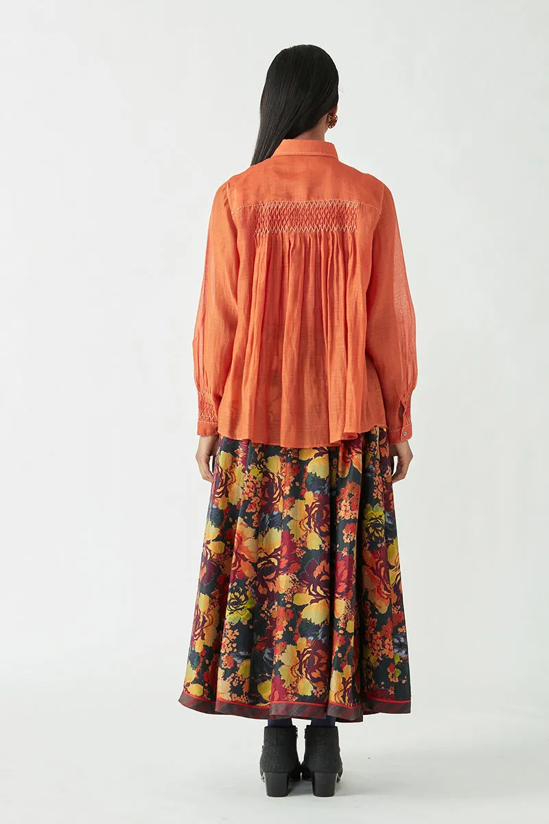 GAMAL SMOCKING SHIRT