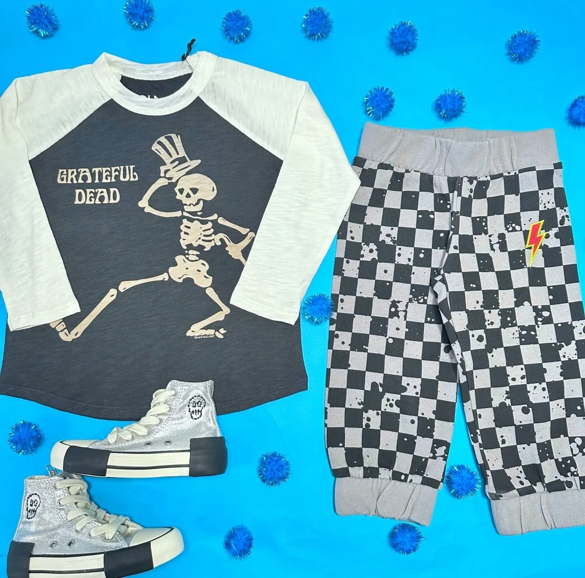 GRATEFUL DEAD SKELETON LONG SLEEVE TSHIRT