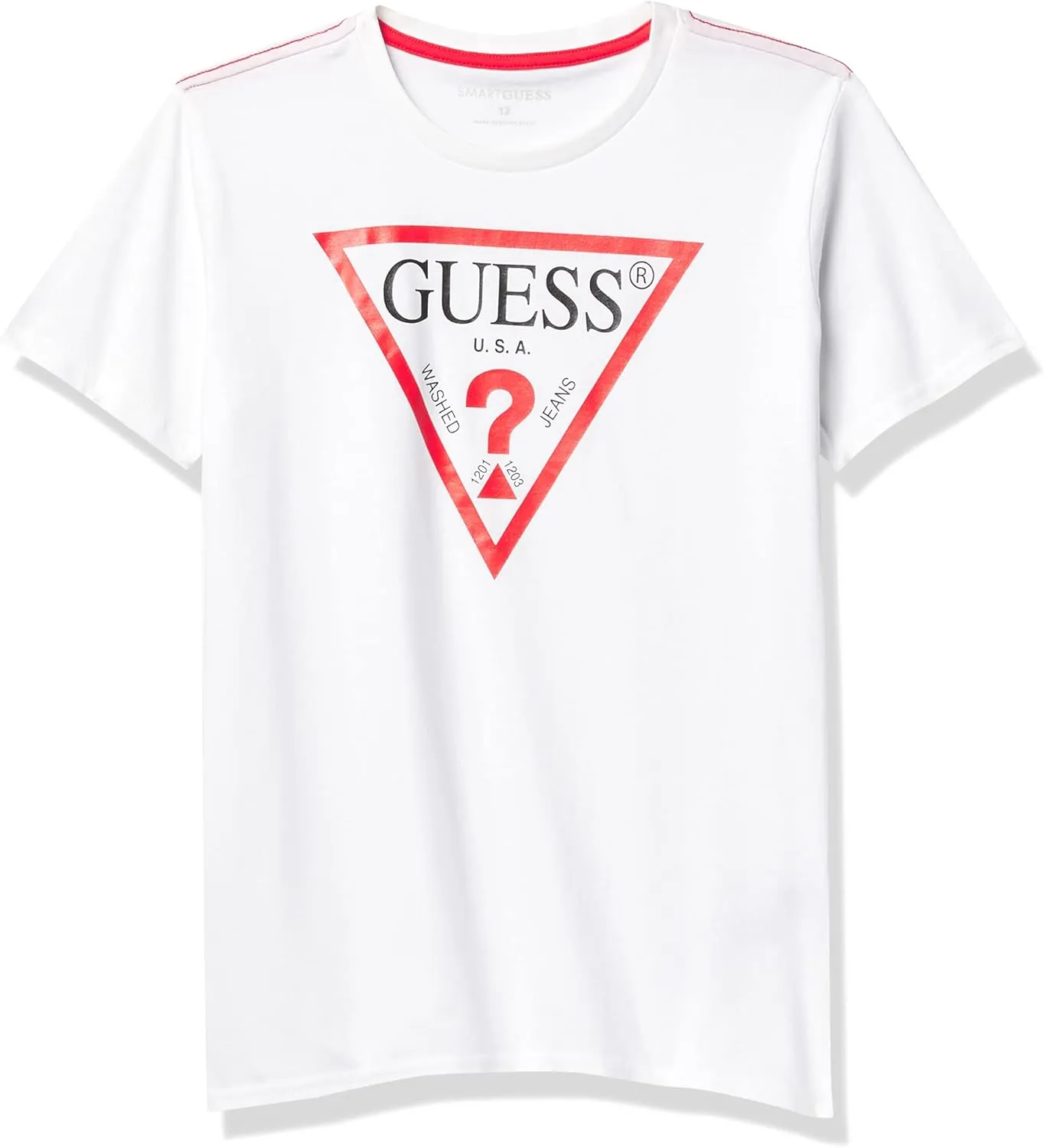 GUESS Boys' Big Organic Cotton Classic Logo T-Shirt
