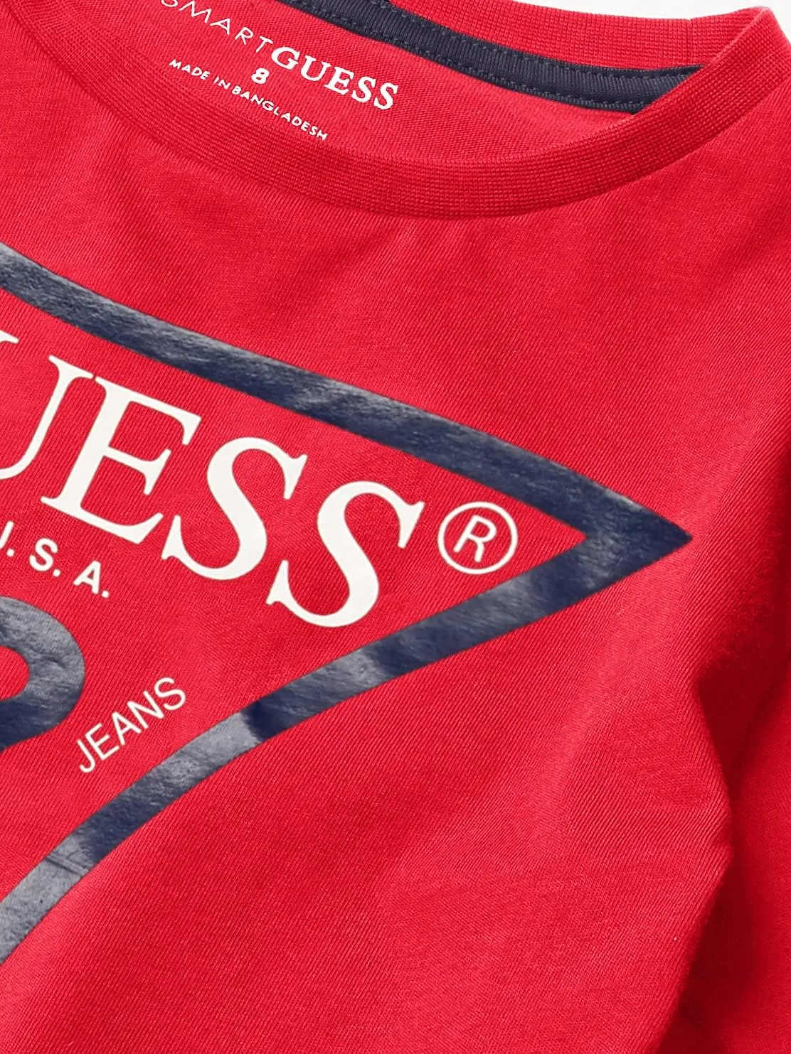 GUESS Boys' Big Organic Cotton Classic Logo T-Shirt