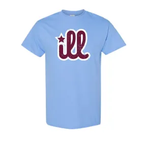 ILL Logo T-Shirt | ILL Logo Carolina Blue T-Shirt