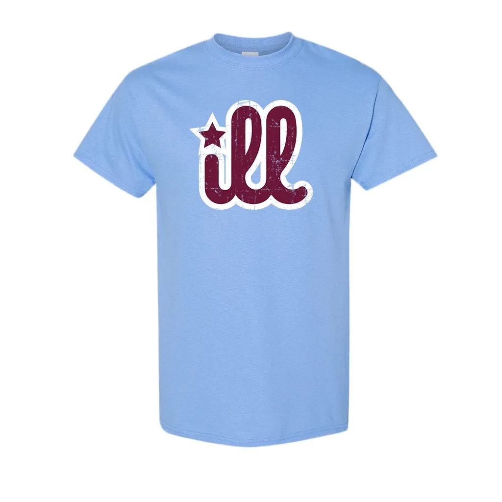 ILL Logo T-Shirt | ILL Logo Carolina Blue T-Shirt