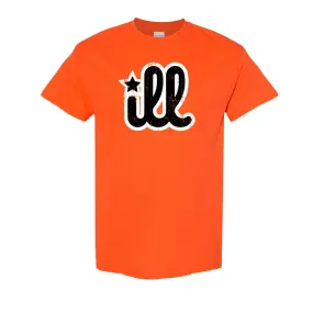 ILL Logo T-Shirt | ILL Logo Orange T-Shirt